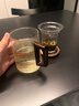 雅集耐熱玻璃杯泡茶杯律動(dòng)杯550ml木把木蓋款茶水杯男女士玻璃杯 曬單實(shí)拍圖