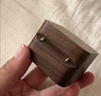 皓梵潔戒指盒高檔耳釘禮盒空盒禮物盒求婚鉆戒盒子高端實(shí)木首飾盒收納盒 方形實(shí)木蓋 曬單實(shí)拍圖