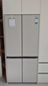 容聲（Ronshen）BCD-506P60CZBAV 智感雙凈Max雙系統四循環(huán) 潔凈制冰 506L平嵌十字門(mén)冰箱 素月印 曬單實(shí)拍圖
