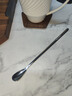 半物生活316不銹鋼咖啡勺奶粉攪拌勺長(cháng)柄蜂蜜攪拌棒精致甜品勺加長(cháng)小勺子 曬單實(shí)拍圖