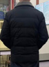 鴨鴨爸爸冬裝羽絨服男中老年人加厚保暖羊羔毛領(lǐng)上衣新款中年男士外套 藏青色 L /175 【建議115-130斤】 曬單實(shí)拍圖