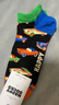 Happy Socks【新品】Happy Socks秋冬款男女可愛(ài)唱片嵌花短款襪子女 公路汽車(chē) 1雙 L 41-46 曬單實(shí)拍圖
