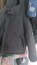 保姆鵝 兒童羽絨服男童女童工裝外套寶寶戶(hù)外防風(fēng)保暖冬裝童裝[NG2608] 大象灰 120 曬單實(shí)拍圖