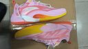 安踏（ANTA）【迪溫琴佐同款】瞬息1TD丨氮科技籃球鞋男子專(zhuān)業(yè)低幫運動(dòng)鞋 水粉色/緋脂橘/紙莎白-4 42 (男8.5碼) 曬單實(shí)拍圖
