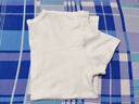 宜而爽【100%全棉 5A抑菌】T恤男士打底短袖汗衫羅紋純棉內衣大碼老頭衫 曬單實(shí)拍圖
