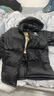 駱駝[黑鉆3.0]羽絨服男90%絨秋冬保暖時(shí)尚顯瘦高蓬羽絨服女 A13CAPN110A5，幻影黑 ，中性（金箔內） M 曬單實(shí)拍圖