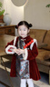 小淘孩兒童拜年服套裝冬季加絨男童女童過(guò)年漢服紅色新年唐裝錦歲女130 曬單實(shí)拍圖