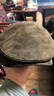 Mr DUCK老錢(qián)風(fēng)高端男女真皮手工前進(jìn)帽 澳洲羊反絨鴨舌帽品牌正品秋冬帽 布朗深咖（100%綿羊皮）-MW466167 XL （60cm以上，特大頭圍拍） 曬單實(shí)拍圖