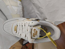 耐克NIKE女空軍一號AF1 新年禮物 運動(dòng)鞋DZ1847-108帆白36.5 曬單實(shí)拍圖
