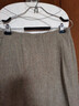 OVV秋冬熱賣(mài)女裝日本進(jìn)口崗花呢面料后腰橡筋直筒休閑褲 卡其（凈色）B5 XL 曬單實(shí)拍圖