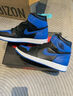 AJ1 MID 喬1 皇家藍黑藍高幫籃球鞋男女鞋休閑運動(dòng)板鞋554724-077 AJ1 MID 喬1 皇家藍 黑藍 男女高幫 554724-077 36 曬單實(shí)拍圖