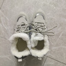 回力【廠(chǎng)牌】哈爾濱雪地靴女加絨爆大棉鞋皮面防水高幫 灰色升級版 37 曬單實(shí)拍圖