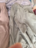 無(wú)印良品（MUJI） IDEE 女式平紋燈籠褲褲子女款夏季款女裝純棉 25年長(cháng)褲 GA54CC5S 煙熏綠色 L （165/72A） 曬單實(shí)拍圖