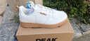 匹克（PEAK）板鞋男秋冬新款男鞋低幫女鞋潮流休閑鞋子男士滑板鞋情侶運動(dòng)鞋女 【女款】米白/栗子棕 40 曬單實(shí)拍圖