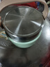 304不銹鋼燜燒杯寬口大口徑保溫飯桶保溫飯盒24小時(shí)保溫上班族女 真空【綠色】1.2L+折疊勺+保溫包 曬單實(shí)拍圖