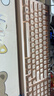 惠普（HP）K300有線(xiàn)鍵盤(pán) USB接口臺式機筆記本電腦通用網(wǎng)吧吃雞機械手感電競游戲鍵盤(pán)鼠標套裝 靜音鍵鼠套裝【奶茶色】單光 有線(xiàn) 曬單實(shí)拍圖