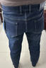柒牌【光能彩紗】牛仔褲男士秋季修身直筒長(cháng)褲商務(wù)休閑褲子 曬單實(shí)拍圖