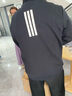 阿迪達斯（adidas）外套男2026時(shí)尚潮流男裝運動(dòng)舒適針織上衣 黑色 XL 曬單實(shí)拍圖