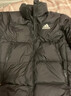 阿迪達斯（adidas）BAFFLE DOWN 戶(hù)外純色運動(dòng)保暖羽絨服 冬季 男款 黑色 黑色 XS 曬單實(shí)拍圖