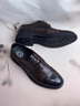 公羊男士高端商務(wù)休閑黑色正裝皮鞋2025新款頭層牛皮軟底舒適男鞋 黑色98907 標準皮鞋碼 42 曬單實(shí)拍圖