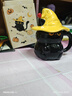 丂焅魔法帽貓咪馬克杯釉下彩陶瓷水杯高顏值咖啡杯帶蓋杯子生日伴手禮 幽靈貓咪馬克杯【小黑貓】 曬單實(shí)拍圖