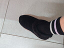 都市麗人襪子女春夏純棉條紋中筒襪女士無(wú)骨縫配鯊魚(yú)褲運動(dòng)中筒襪 曬單實(shí)拍圖