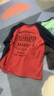 多多家童裝2026春秋款潮男歐美街頭感插肩袖印花兒童T恤中大童棉質(zhì)長(cháng)袖 曬單實(shí)拍圖