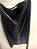 紅袖（hopeshow）輕熟半身裙2025冬季新款女裝氣質(zhì)休閑復古風(fēng)百搭直筒中長(cháng)PU皮裙 黑050 XL 曬單實(shí)拍圖