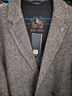 杉杉【綿羊毛】雙面呢西服男士春秋季商務(wù)休閑修身職業(yè)工裝單西裝外套 曬單實(shí)拍圖