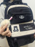 anyshine初中生書(shū)包女高顏值大容量背包新款學(xué)院風(fēng)初高中生減負輕便雙肩包 曬單實(shí)拍圖