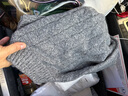 京東京造【粗紡針織衫】毛衣男羊毛衫男冬季毛衫 花灰色 半拉鏈-全羊毛 L 曬單實(shí)拍圖