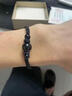 蔓笙手鏈男編織手繩本命年轉運珠男士手腕男女生手環(huán)生日禮物送男友 黑繩 曬單實(shí)拍圖