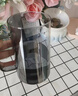 炫野高硼硅玻璃杯大容量1000ml大號泡茶杯個(gè)人專(zhuān)用辦公室喝水杯子男士 煙灰玻璃杯1000ml 曬單實(shí)拍圖