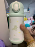 膳魔師（THERMOS）母嬰萌寵系列兒童小學(xué)生小童上學(xué)杯316L不銹鋼吸管保溫杯400ml 曬單實(shí)拍圖
