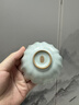 青澹墨雅青澹汝窯主人杯冰裂天青色功夫泡茶杯景德鎮手工陶瓷荷瓣荷葉杯 荷瓣杯100ml 曬單實(shí)拍圖