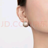 白嵐拉絲圓球耳環(huán)女925銀耳扣耳飾時(shí)尚設計優(yōu)雅氣質(zhì)高級感圣誕送老婆 金色 曬單實(shí)拍圖