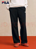 FILA 斐樂(lè )男女情侶款長(cháng)褲26春季新款休閑衛褲寬松運動(dòng)直筒褲子新年褲 【26春季新款-男子直口褲】正黑色-BK XL 曬單實(shí)拍圖