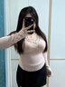 貞喜氣純欲辣妹性感v上衣秋冬內搭白搭粉色修身蕾絲打底內搭可外穿長(cháng)袖 v領(lǐng)修身蕾絲打底女【粉色】 L 曬單實(shí)拍圖
