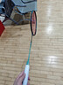 李寧（LI-NING）羽毛球拍雷霆100二代全碳素單拍專(zhuān)業(yè)型進(jìn)攻球拍暴風(fēng)綠3U 空拍 曬單實(shí)拍圖