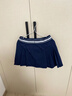 YONEX尤尼克斯羽毛球短裙女款輕量快干百褶運動(dòng)裙220105BCR 藏青 O 曬單實(shí)拍圖