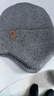 瑞爾士（WRELS） 秋冬護耳針織帽保暖帽子男毛線(xiàn)滑雪帽加厚戶(hù)外包頭帽防風(fēng)女冷帽 【雙層護耳帽】加絨款-灰色 曬單實(shí)拍圖