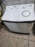志高洗衣機半自動(dòng)雙桶雙缸宿舍出租房家用波輪洗衣機節能洗脫一體 13.5公斤【洗8KG+脫5.5KG】藍光風(fēng)干 曬單實(shí)拍圖