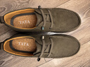 他她（TATA）2025春時(shí)尚休閑皮鞋男OEM02AM5 卡其色 40 曬單實(shí)拍圖