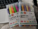 三角筆桿熒光筆學(xué)生用劃重點(diǎn)彩色記號筆熒光標記筆做筆記專(zhuān)用彩筆手賬筆高顏值涂鴉大容量 熒光色+莫蘭迪色（各6支） 曬單實(shí)拍圖