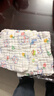 純棉紗布方巾柔軟吸水兒童毛巾印花口水巾高密嬰幼兒A類(lèi)幼兒園 5條六層紗布圖案隨機搭配25*25 曬單實(shí)拍圖