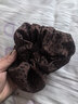 燁翡儷復古豹紋大腸發(fā)圈高級感蓬松裙邊發(fā)繩扎馬尾秋冬新款皮筋頭繩發(fā)飾 曬單實(shí)拍圖