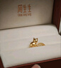 周生生永系列黃金戒指  足金小貓咪戒指 女款 93770R定價(jià) 14圈 曬單實(shí)拍圖