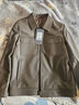 迪柯尼（DIKENI）【雷總同款】【啞光綿羊皮】秋冬男士1034工裝夾克皮衣發(fā)布會(huì )同款 棕色（升級款） L （50） 曬單實(shí)拍圖