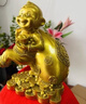 銅猴子擺件十二生肖猴屬相猴福袋猴子財福金猴 高13.2cm財福金猴 曬單實(shí)拍圖