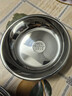 維艾（Newair）316L不銹鋼盤(pán)子加厚家用盆圓 形耐摔食品級碟子餐盤(pán)備菜蒸盤(pán) 曬單實(shí)拍圖